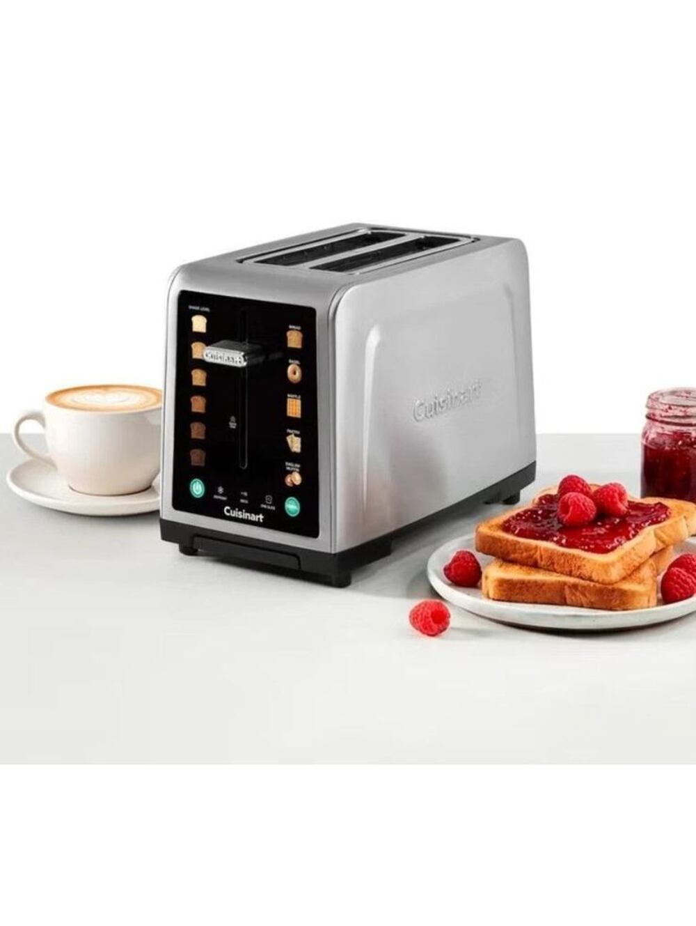 Cuisinart SimpliTouch XL RBT-2200PC Touchscreen 2-Slice Toaster Stainless